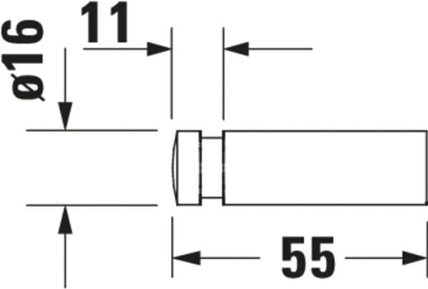 DURAVIT D-CODE HAVLU ASKISI KROM 0099041000