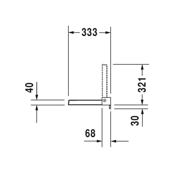 DURAVIT OPENSPACE DUS OTURAGI 150KG DAYANIKLI ANTRASIT 791873680000000