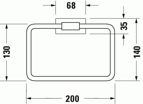 DURAVIT KARREE HAVLU HALKASI 0099611000