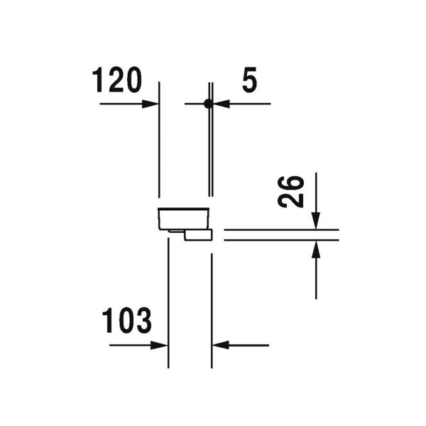 DURAVIT OPENSPACE DUS SEPETI ANTRASIT 791876680000000