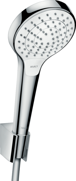 HANSGROHE CROMA SELECT S DUS ASKI SETI VARIO 160CM DUS HORTUMU ILE BEYAZ KROM 26411400