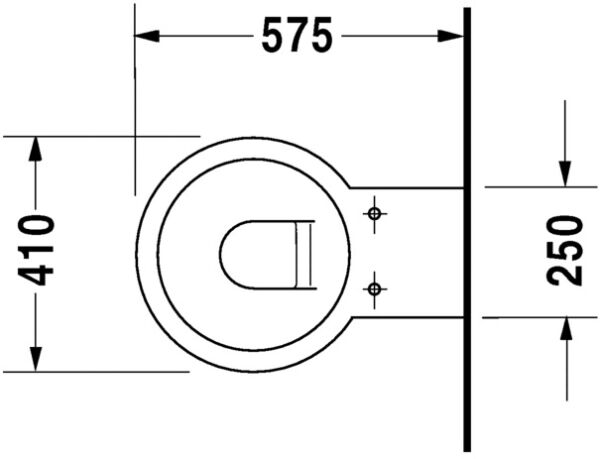DURAVIT STARCK 1 ASMA KLOZET  02103900751