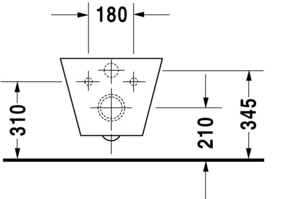 DURAVIT STARCK 1 ASMA KLOZET  02103900751