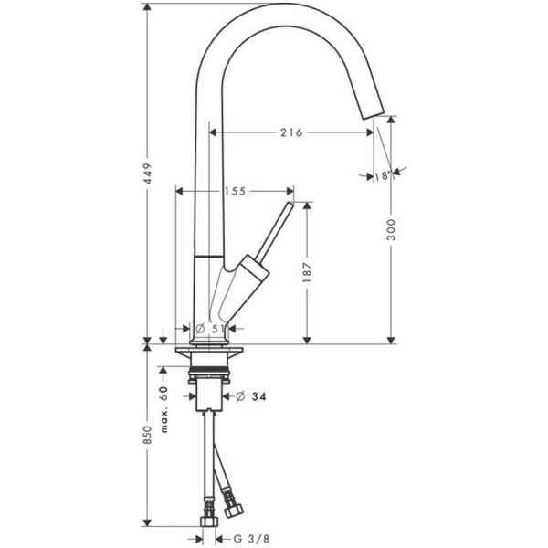 AXOR STARCK EVIYE BATARYASI P.ALTIN 10822990