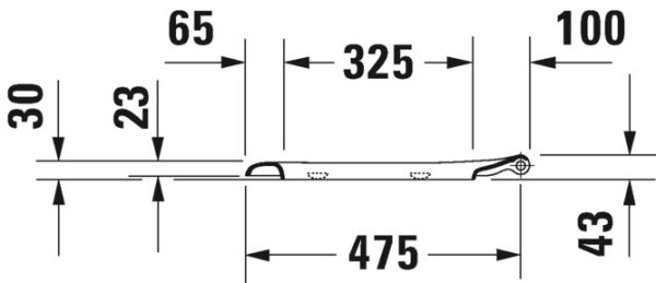 DURAVIT D-CODE KLOZET KAPAGI AMORTISORSUZ 0060310000