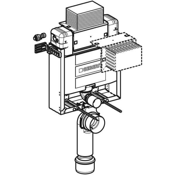 GEBERIT ALPHA GOMME REZARVUAR 12CM 82CM KOMBOFIX 110.212.00.1