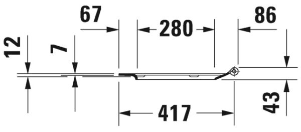 DURAVIT DURASTYLE KLOZET KAPAGI AMORTISORLU 0063790000