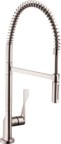 AXOR CITTERIO EVIYE BATARYASI TEK KOLLU 230 SEMI-PRO PASLANMAZ ÇELİK 39840800