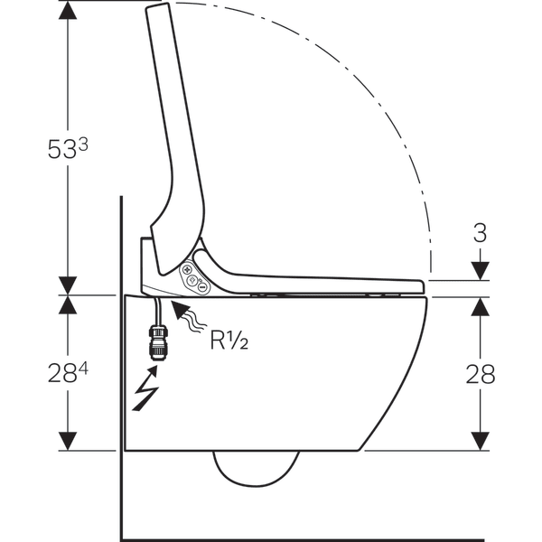 GEBERIT AQUACLEAN ASMA KLOZET AKILLI TUMA COMFORT   146.294.SI.1