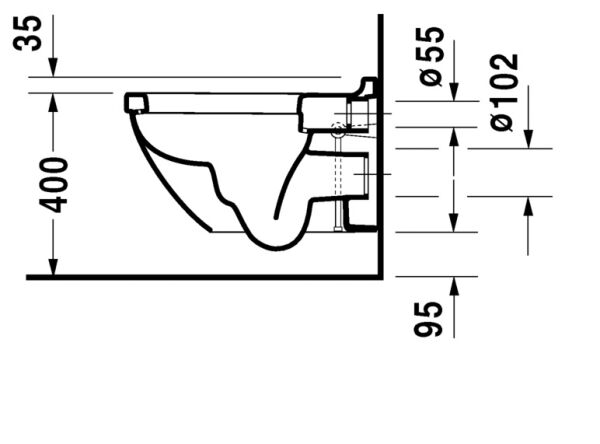 DURAVIT STARCK 3 ASMA KLOZET 2225390075