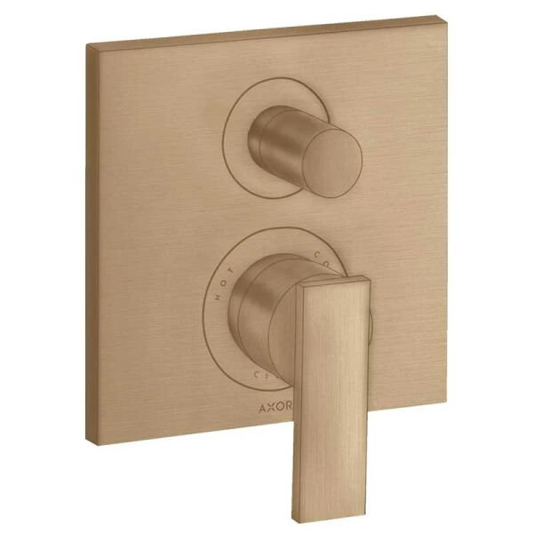 AXOR CITTERIO TEK KOLLU BANYO BATARYASI ANKASTRE MAT BRONZ 39455140