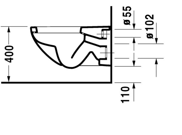 DURAVIT ARCHITEC ASMA KLOZET 2546390075