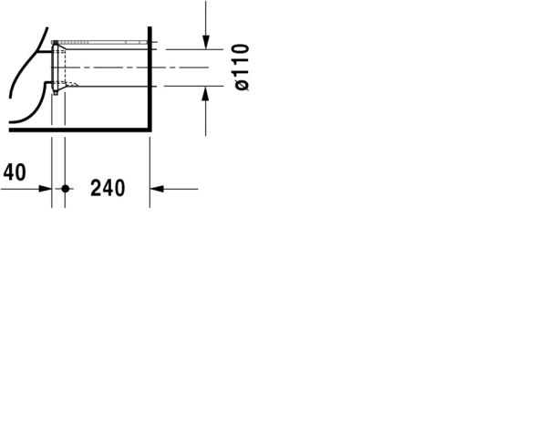 DURAVIT STARCK 3 TAKIM KLOZET (REZERVUAR VE KAPAK HARIC) 0128390075