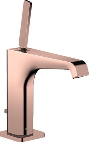 AXOR CITTERIO E TEK KOLLU LAVABO BATARYASI 130 PIN VOLAN P.KIRMIZI ALTIN 36100300