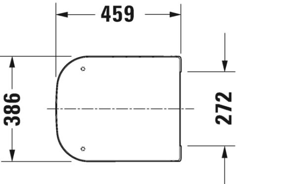 DURAVIT P3COMFORTS KLOZET KAPAGI AMORTISORLU 0020390000