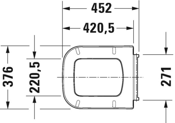 DURAVIT P3COMFORTS KLOZET KAPAGI AMORTISORLU 0020390000