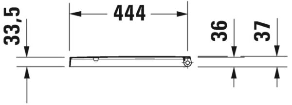 DURAVIT P3COMFORTS KLOZET KAPAGI AMORTISORLU 0020390000