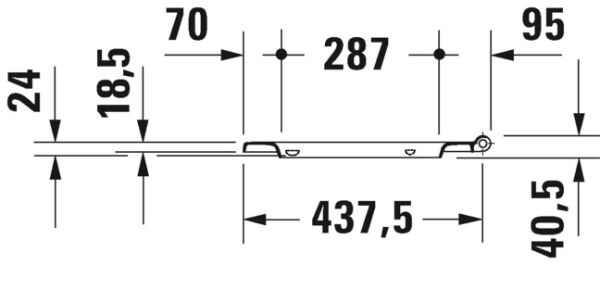 DURAVIT P3COMFORTS KLOZET KAPAGI AMORTISORLU 0020390000