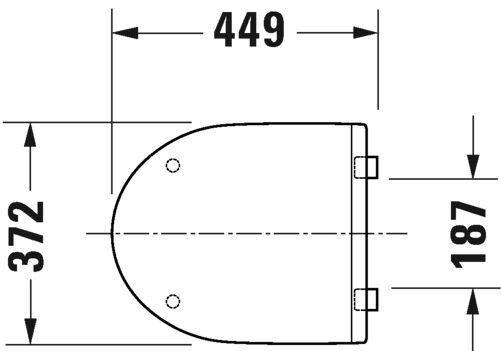 DURAVIT DURASTYLE KLOZET KAPAGI AMORTISORLU 0020790000