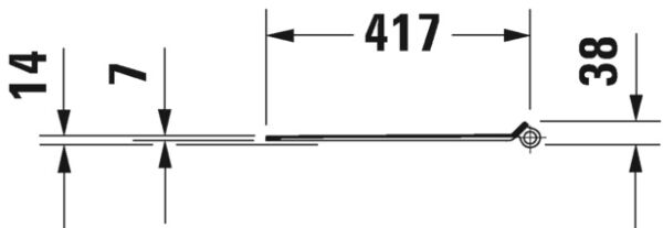 DURAVIT DURASTYLE KLOZET KAPAGI AMORTISORLU 0063790095