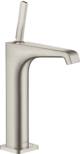 AXOR CITTERIO E TEK KOLLU LAVABO BATARYASI 190MM PARLAK CELIK 36103800