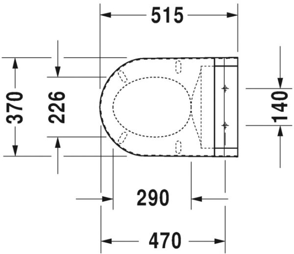 DURAVIT SENSOWASH KLOZET KAPAGI 610001002000300
