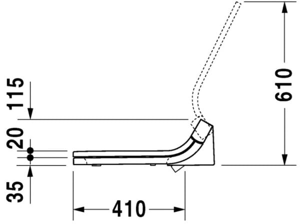 DURAVIT SENSOWASH KLOZET KAPAGI 610001002000300