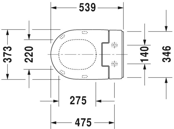 DURAVIT SENSOWASH KLOZET KAPAGI SLIM  611000002000300