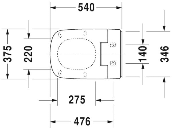 DURAVIT SENSOWASH KLOZET KAPAGI SLIM  611200002000300