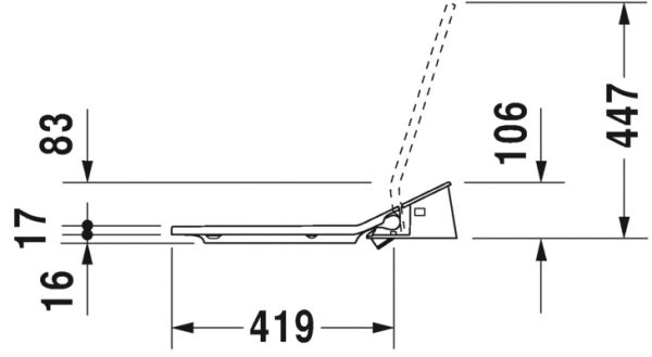 DURAVIT SENSOWASH KLOZET KAPAGI SLIM  611200002000300