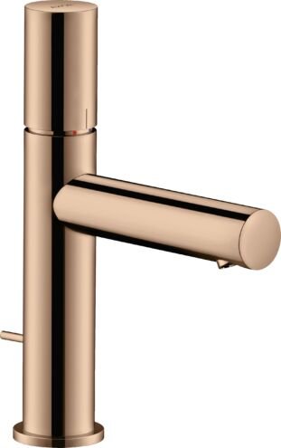 AXOR UNO TEK KOLLU LAVABO BATARYASI 110MM ZERO VOLAN KIRMIZI ALTIN 45001300