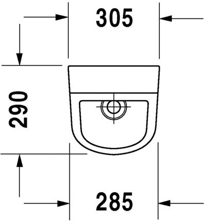 DURAVIT D-CODE PISUVAR 0829302000