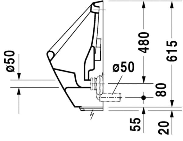 DURAVIT UTRONIC PISUAR 0830370000