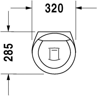 DURAVIT STARCK 1 PISUVAR 0835320000