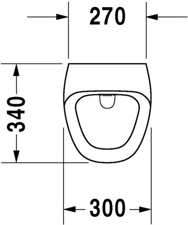 DURAVIT DURASTYLE PISUVAR 2804310000