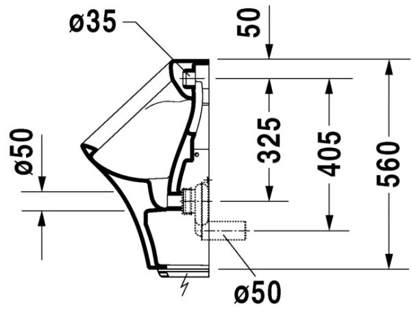 DURAVIT DURASTYLE PISUVAR 2804310000