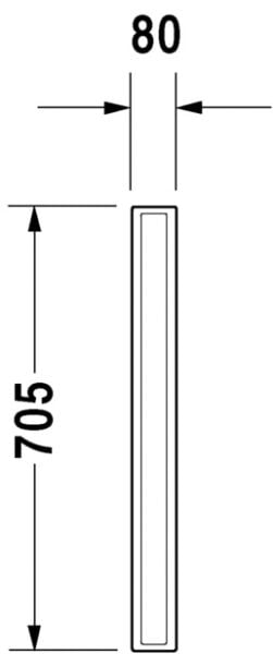 DURAVIT STARCK 3 PISUVAR ARA BOLME 8500000000